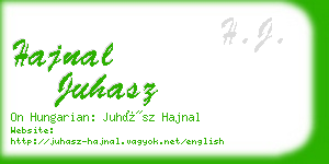 hajnal juhasz business card